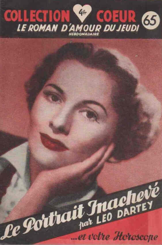 COLLECTION COEUR magazine side cover Issue 65  1949