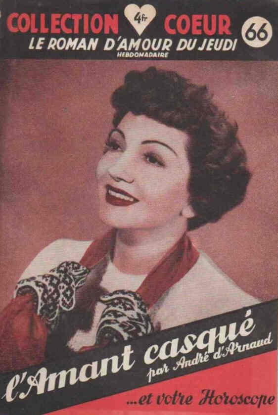 COLLECTION COEUR magazine side cover Issue 66  1949