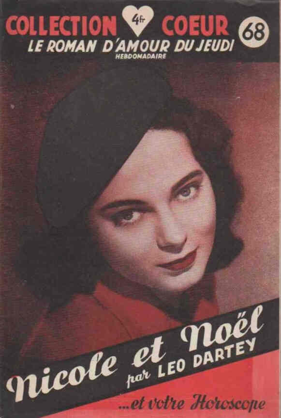 COLLECTION COEUR magazine side cover Issue 68  1949