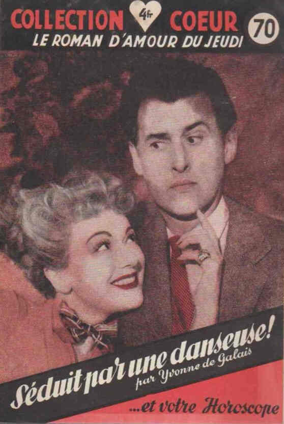 COLLECTION COEUR magazine side cover Issue 70  1949