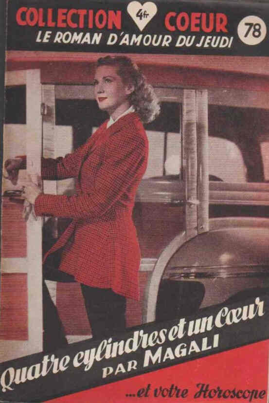COLLECTION COEUR magazine side cover Issue 78  1949