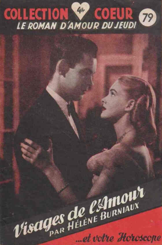 COLLECTION COEUR magazine side cover Issue 79  1949