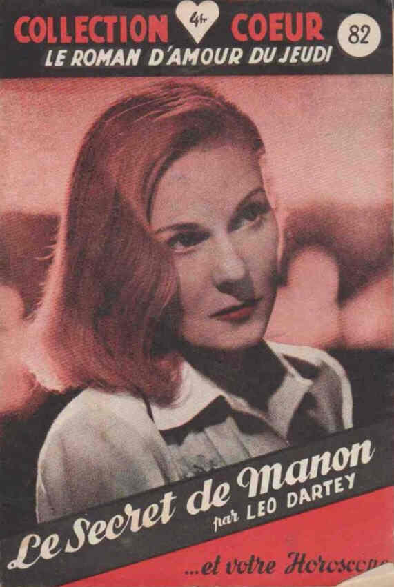 COLLECTION COEUR magazine side cover Issue 82  1949