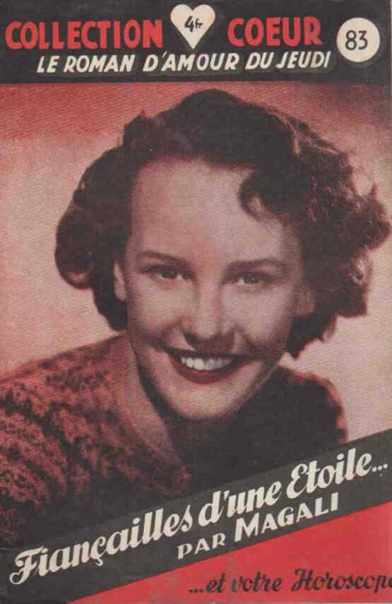 COLLECTION COEUR magazine side cover Issue 83  1949