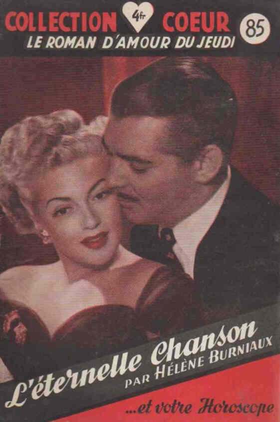 COLLECTION COEUR magazine side cover Issue 85  1949