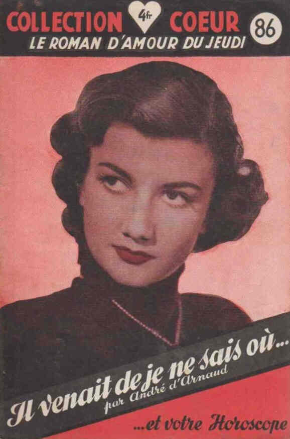 COLLECTION COEUR magazine side cover Issue 86  1949