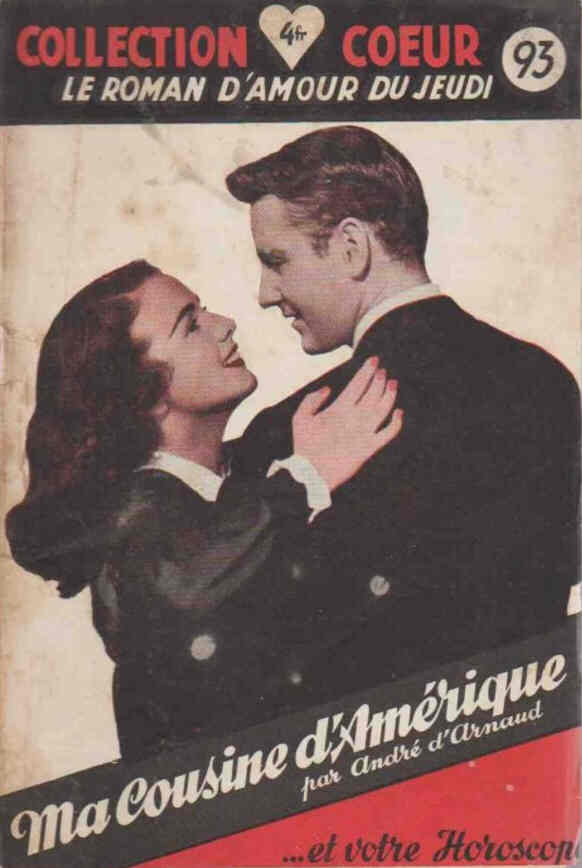 COLLECTION COEUR magazine side cover Issue 93  1949