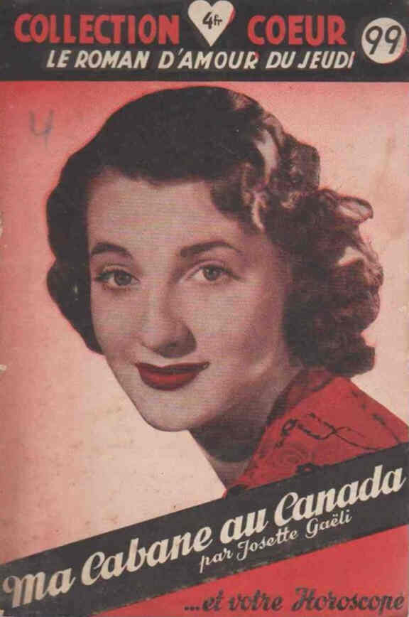 COLLECTION COEUR magazine side cover Issue 99  1949