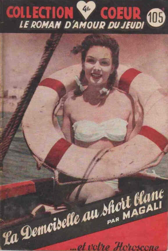 COLLECTION COEUR magazine side cover Issue 105  1950