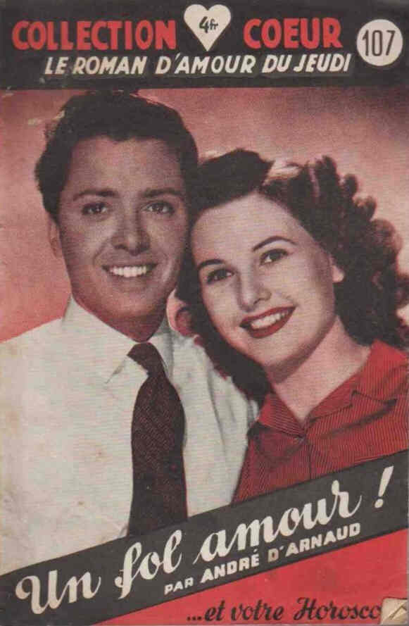 COLLECTION COEUR magazine side cover Issue 107  1950