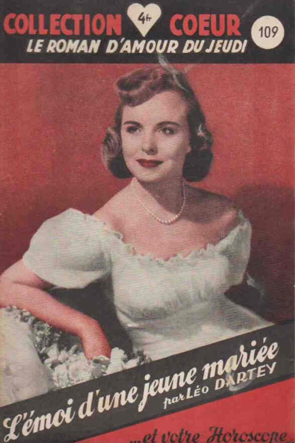 COLLECTION COEUR magazine side cover Issue 109  1950