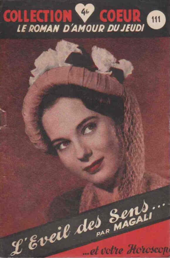 COLLECTION COEUR magazine side cover Issue 111  1950