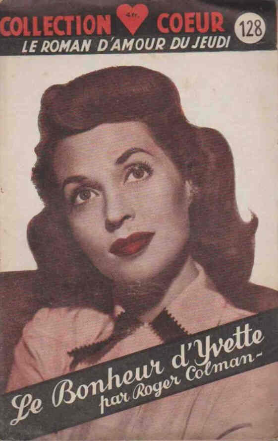 COLLECTION COEUR magazine side cover Issue 128  1950