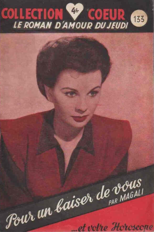 COLLECTION COEUR magazine side cover Issue 133  1950