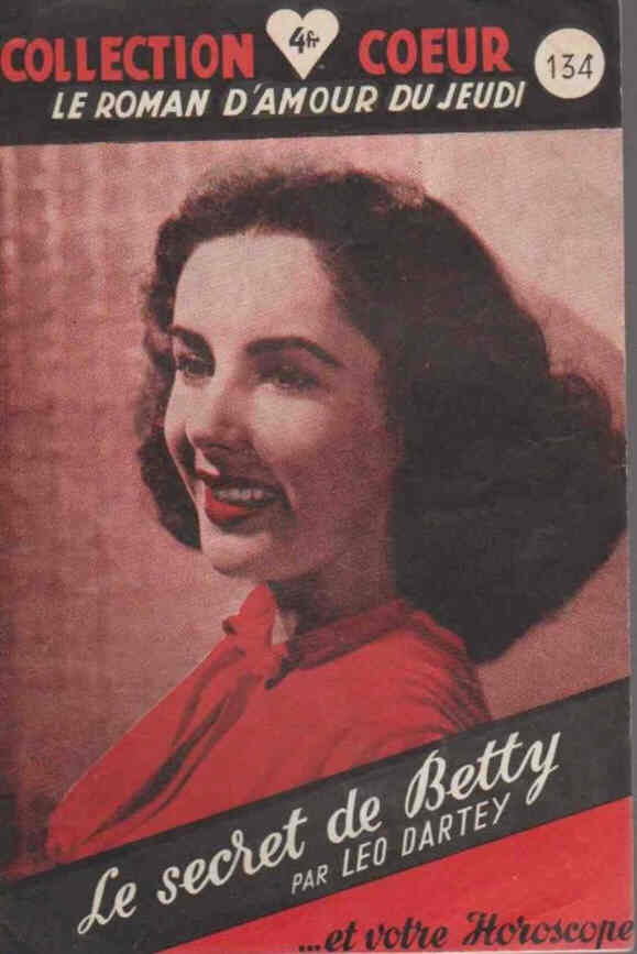 COLLECTION COEUR magazine side cover Issue 134  1950
