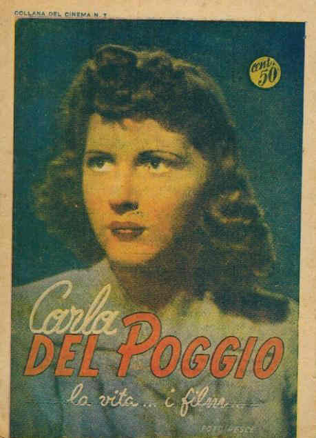 COLLANA DEL CINEMA magazine side cover Issue 7  1942