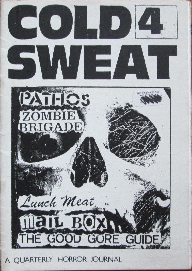 COLD SWEAT magazine side cover Issue 4  1988