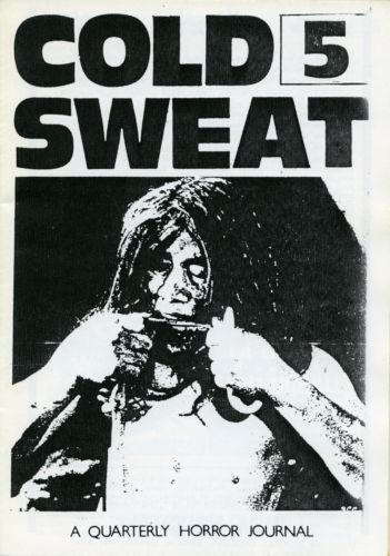 COLD SWEAT magazine side cover Issue 5  1988