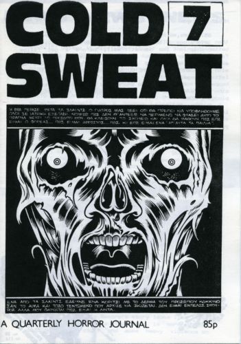 COLD SWEAT magazine side cover Issue 7  1990
