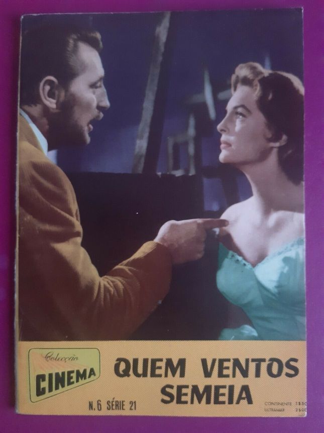 COLECCAO CINEMA magazine side cover  Vol 21 No  06   1961