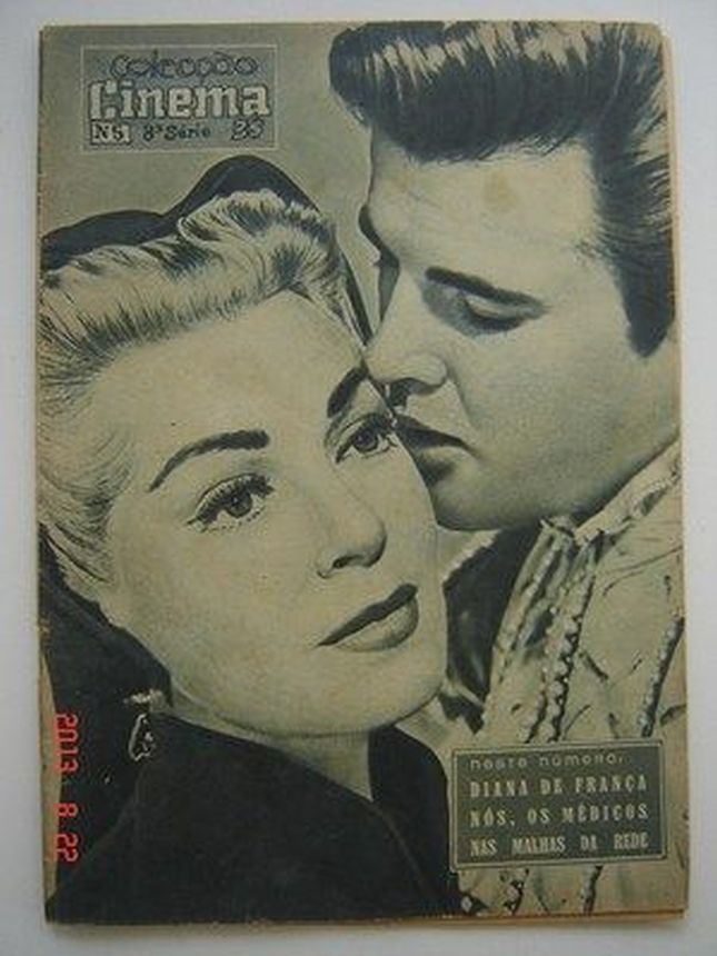 COLECCAO CINEMA magazine side cover  Vol 08 No  05   1956
