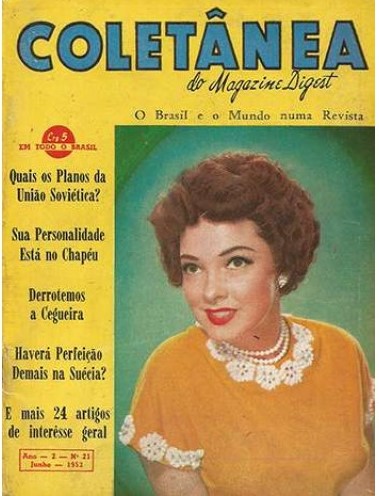 COLETANEA magazine side cover Issue 21  June 1953