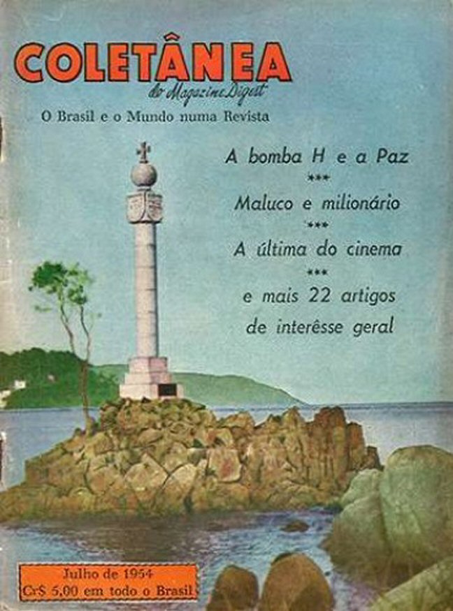 COLETANEA magazine side cover Issue 34  July 1954