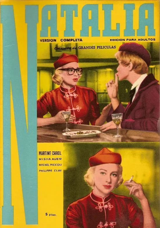 COLECCION DE GRANDES PELICULAS magazine side cover Issue 15   1959