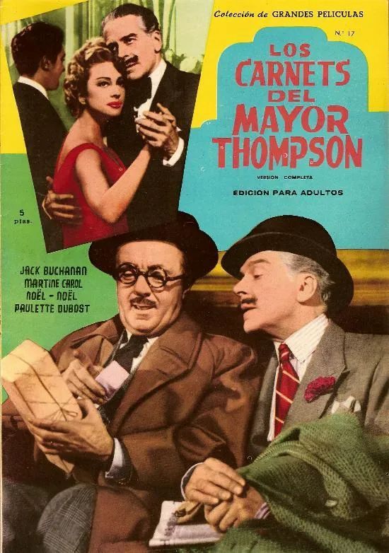 COLECCION DE GRANDES PELICULAS magazine side cover Issue 17   1959
