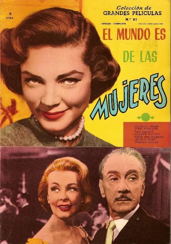 COLECCION DE GRANDES PELICULAS magazine side cover Issue 21   1959