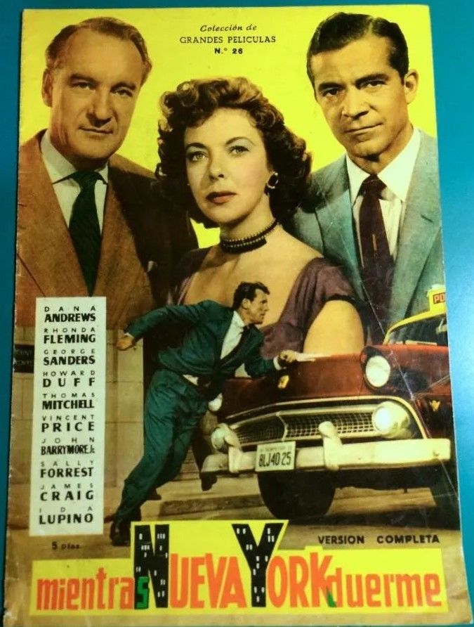 COLECCION DE GRANDES PELICULAS magazine side cover Issue 26   1959