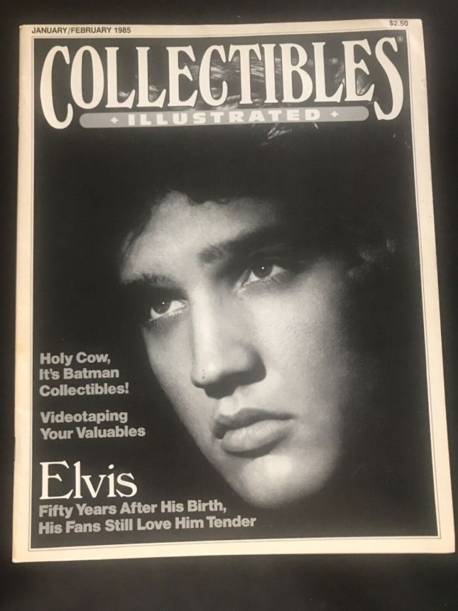 COLLECTIBLES ILLUSTRATED magazine side cover  January/February 1985