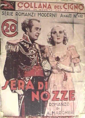 COLLANA DEL CIGNO magazine side cover Issue 122 24 August 1935