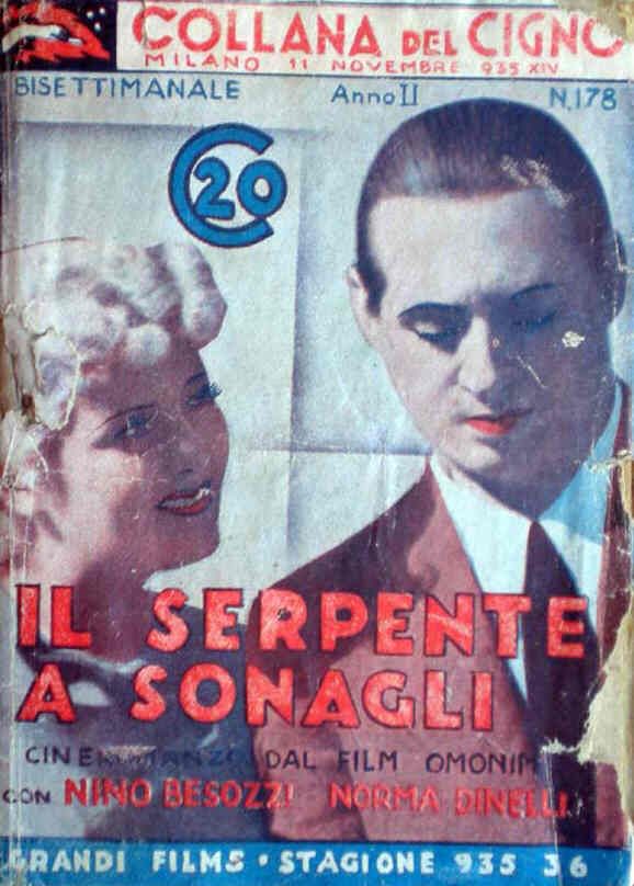 COLLANA DEL CIGNO magazine side cover Issue 178 11 November 1935