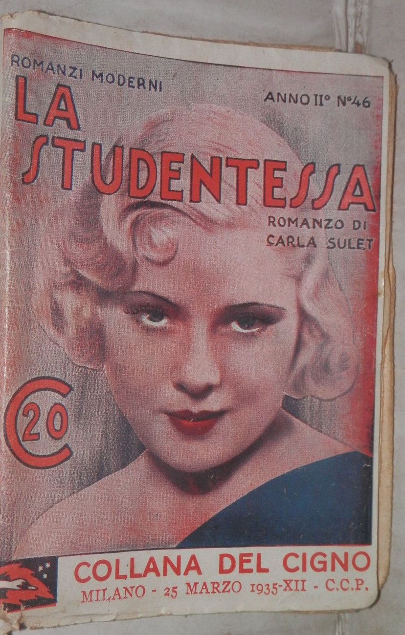 COLLANA DEL CIGNO magazine side cover Issue 46 25 March 1935