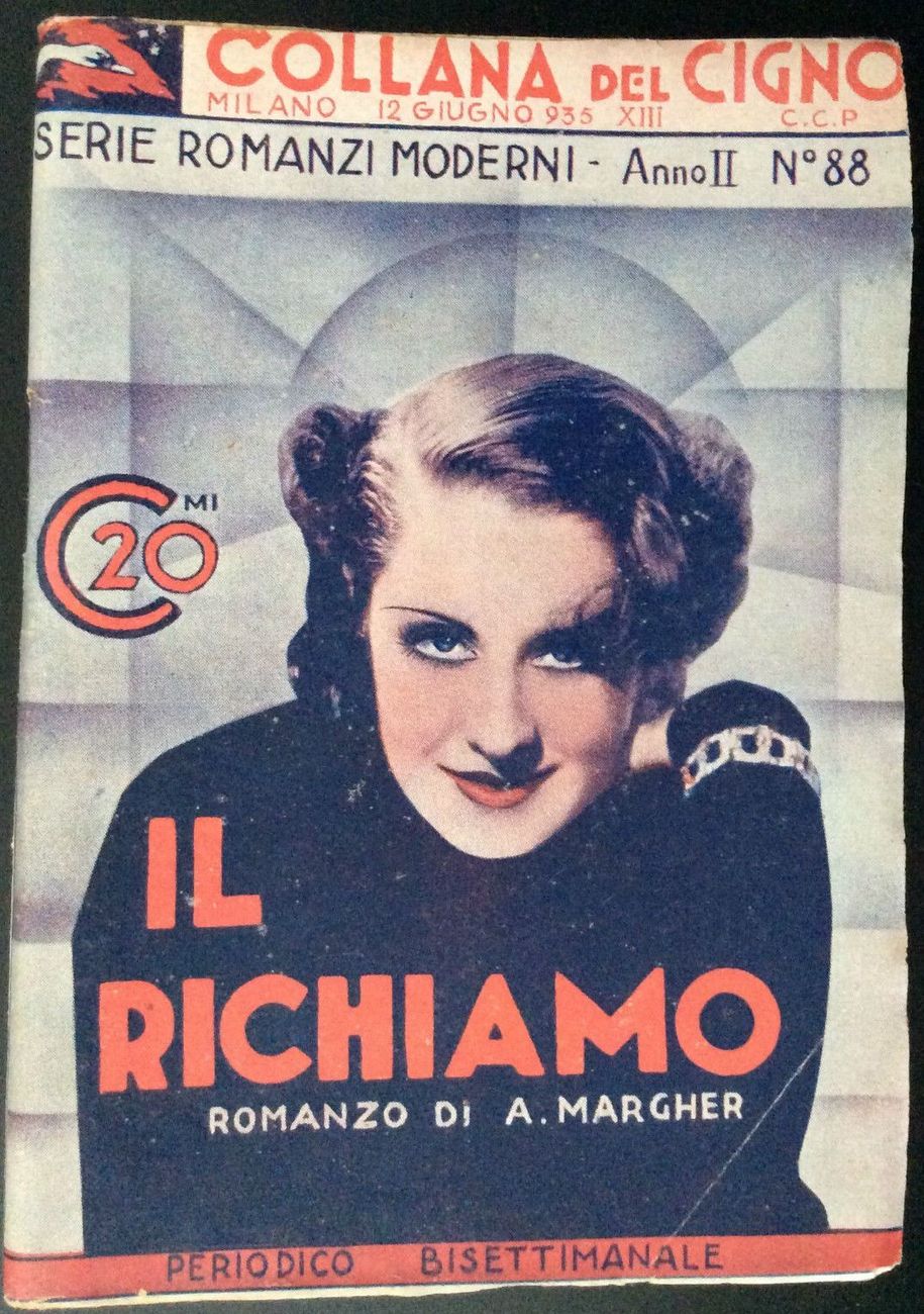 COLLANA DEL CIGNO magazine side cover Issue 88 12 June 1935