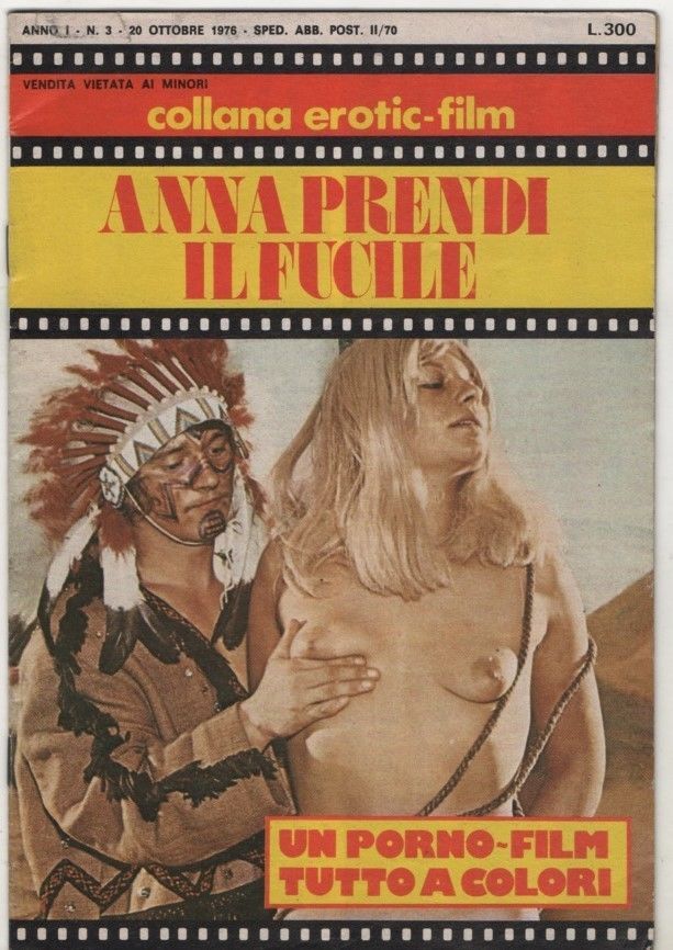COLLANA EROTIC FILM magazine side cover Issue 3 20 October 1976
