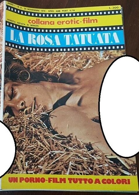 COLLANA EROTIC FILM magazine side cover Issue 8 24 November 1976