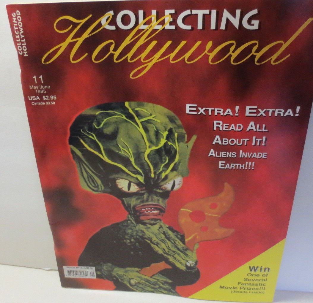 COLLECTING HOLLYWOOD magazine side cover Issue 11 May/June 1995