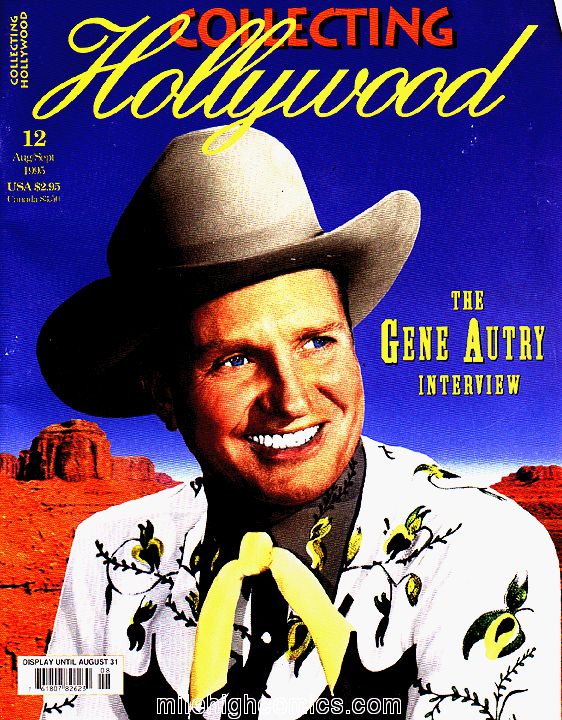 COLLECTING HOLLYWOOD magazine side cover Issue 12 August/September 1995