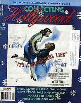 COLLECTING HOLLYWOOD magazine side cover Issue 15 January 1996