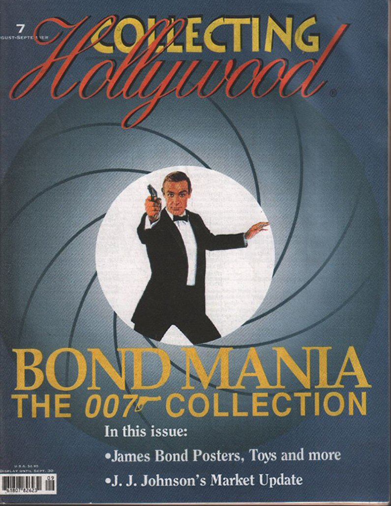 COLLECTING HOLLYWOOD magazine side cover Issue 7  August/September 1994
