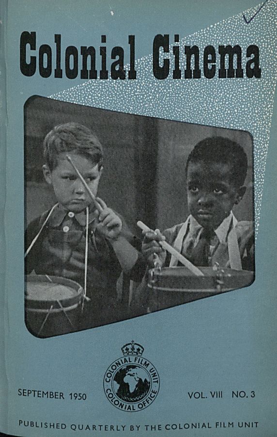 COLONIAL CINEMA magazine side cover September 1950