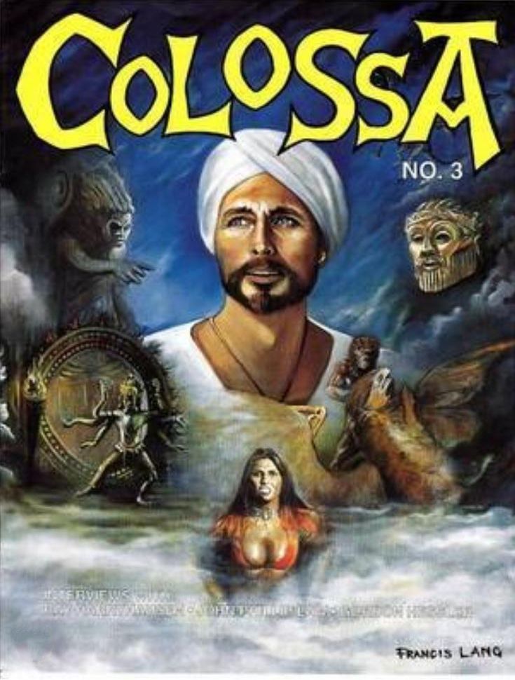 COLOSSA magazine side cover Issue 3  1995