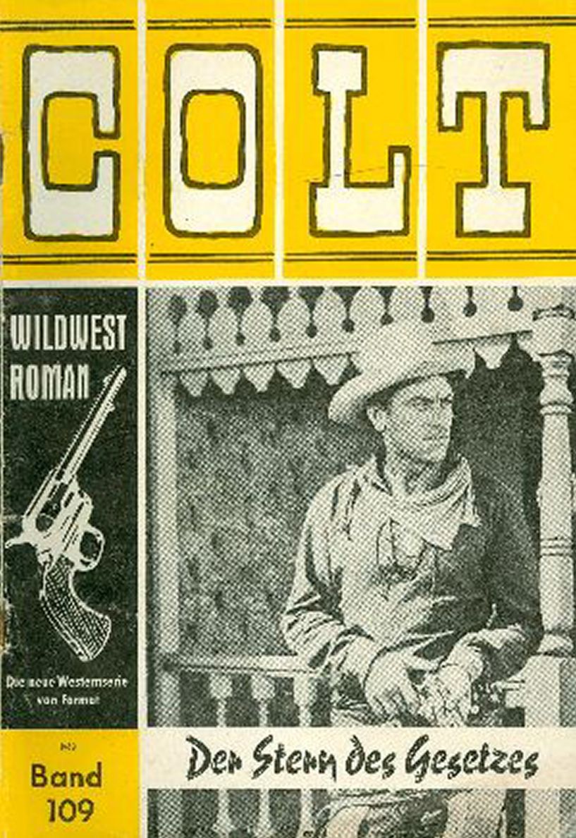 COLT WILDWEST ROMAN magazine side cover Issue 109   