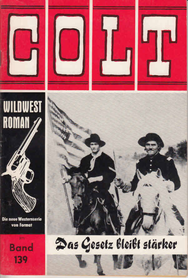 COLT WILDWEST ROMAN magazine side cover Issue 139   