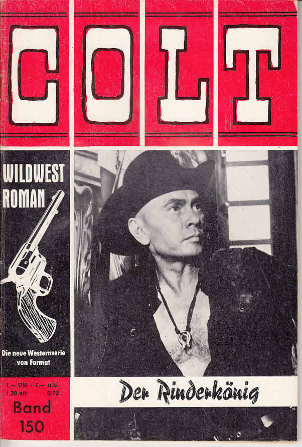COLT WILDWEST ROMAN magazine side cover Issue 150   