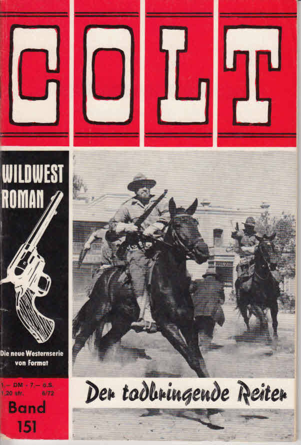 COLT WILDWEST ROMAN magazine side cover Issue 151   