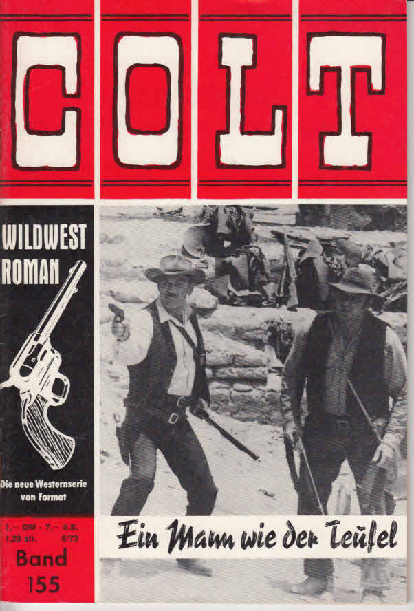 COLT WILDWEST ROMAN magazine side cover Issue 155   