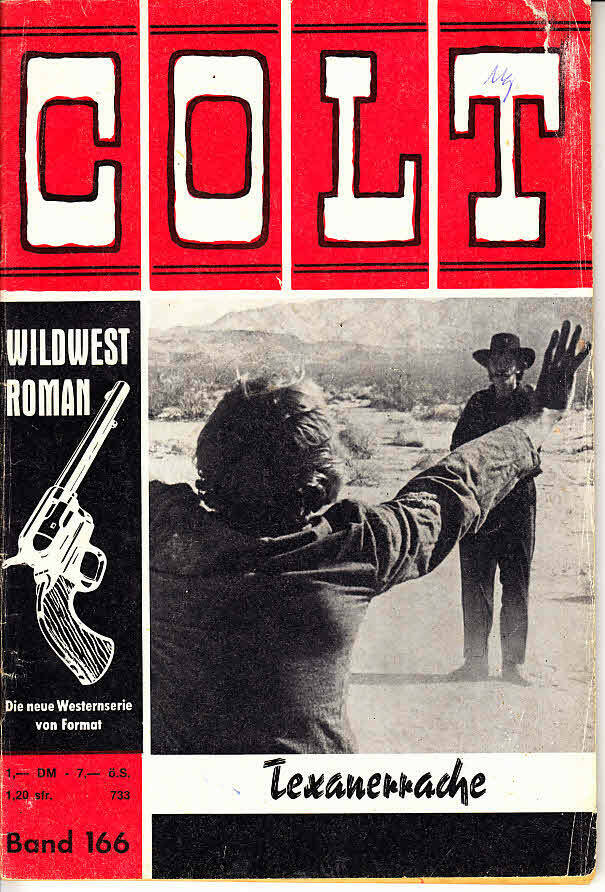 COLT WILDWEST ROMAN magazine side cover Issue 166   